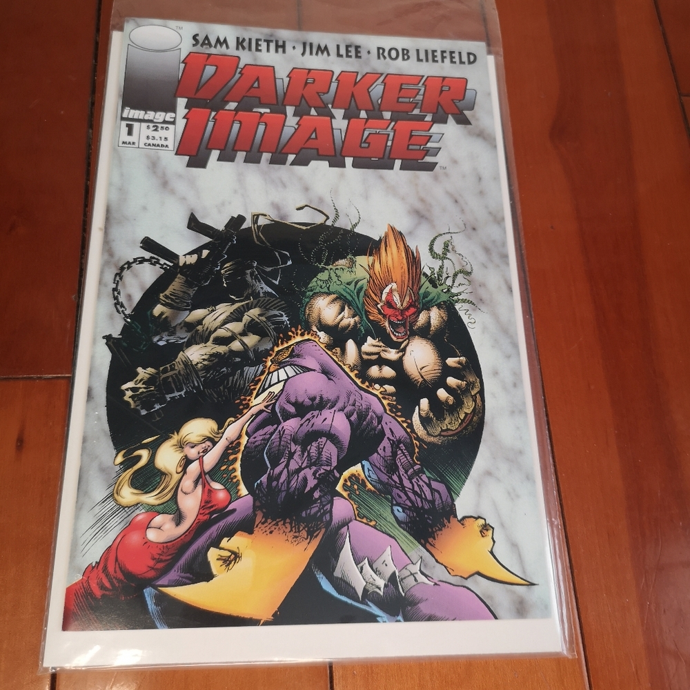 Darker Image No. 1 (Of 4) Mar 1993 Image Comics Sam Kieth Jim Lee Near Mint